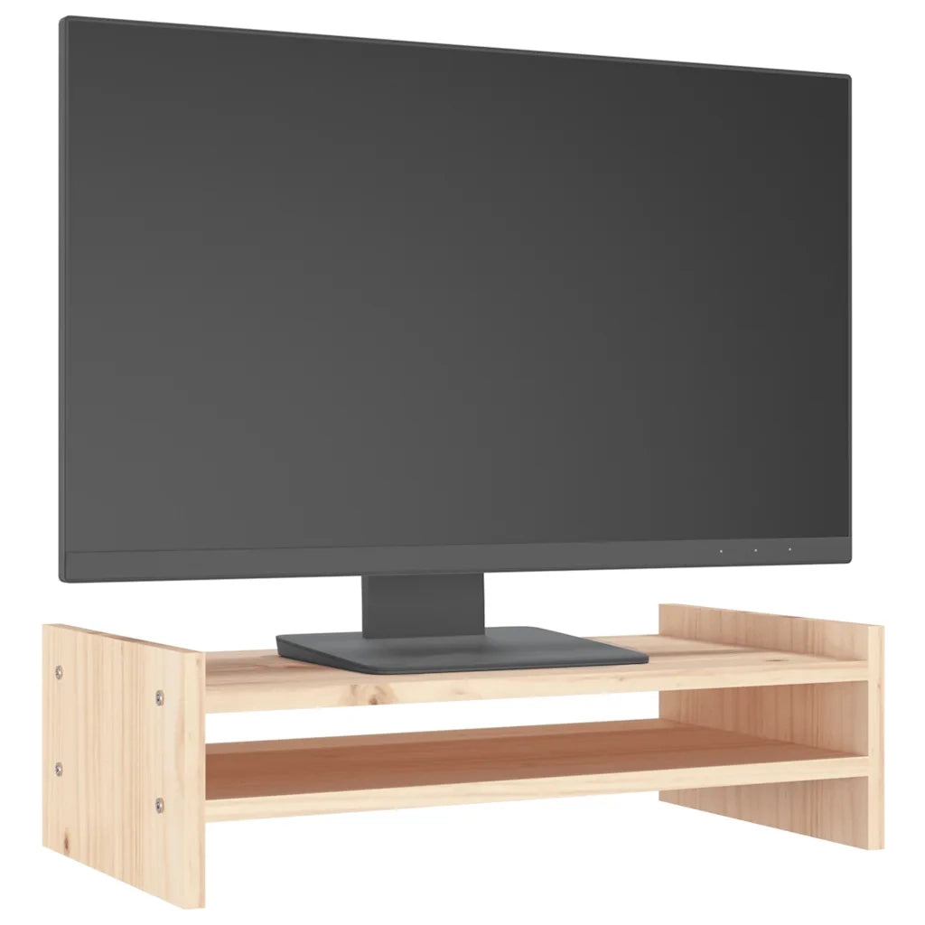 Supporto per Monitor 50x27x15 cm in Legno Massello di Pino cod mxl 78109