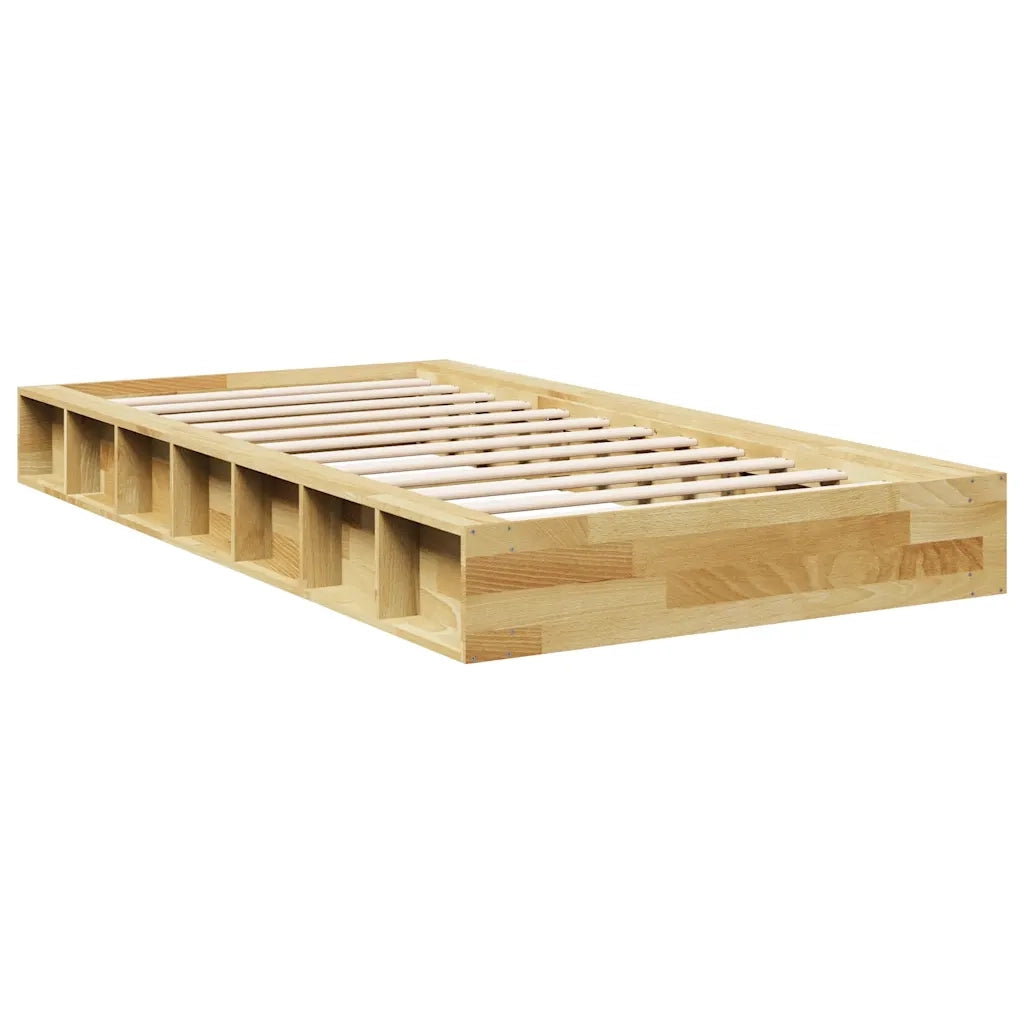 Struttura Letto Senza Materasso in Legno Massello di Rovere 3324119