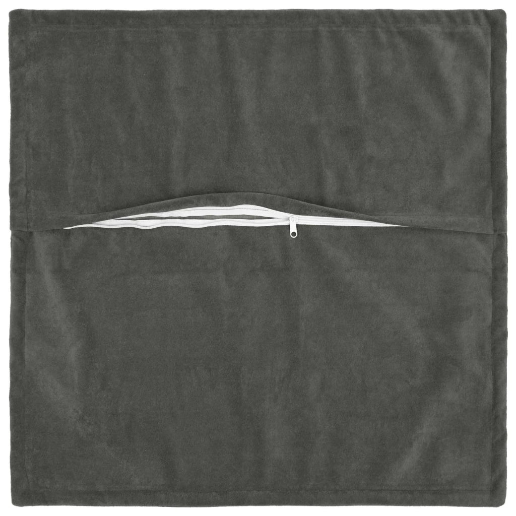 Cuscino con cuscino HOUTEN 6 pz Antracite Fleece in microfibra 932572