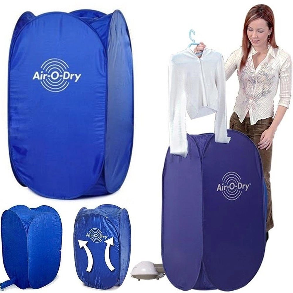 Trade Shop - Asciugatrice Biancheria Elettrica Box Asciugabiancheria Stendino Portatile Casa -