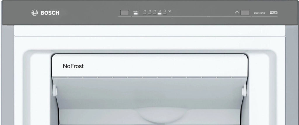 Bosch Serie 4 GSN36VLEP Congelatore monoporta da libera installazione 186 x 60 cm Metal look Classe E