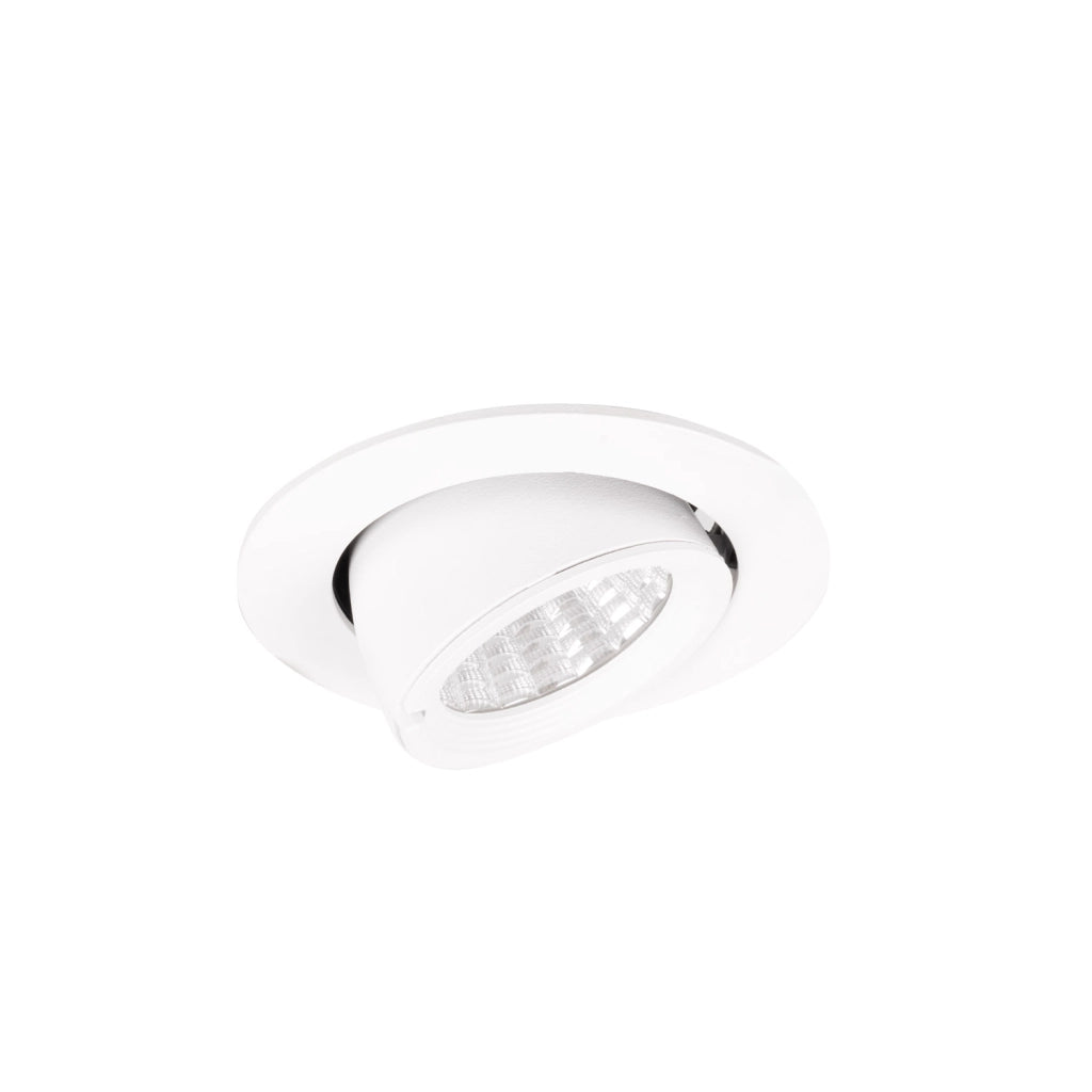 Faretto incasso tondo bianco orientabile LED 10W RUBIO