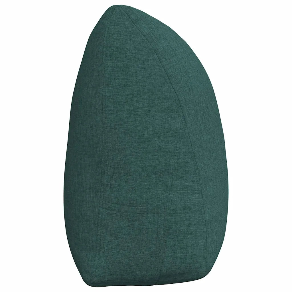 Cuscino per Schiena | Cuscino dorsale Verde Scuro 160 x 24 x 50 cm Tessuto