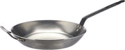 Piastra a fuoco rotonda - acciaio pesante - 1 pezzo - 32 cm - grigio