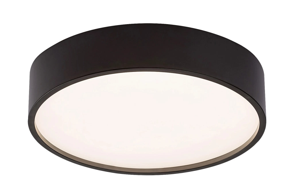 Plafoniera LED Rabalux Larcia 28,5cm 19W nera IP44