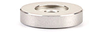 Adattatore per Vinile da 45 giri in Alluminio - Migliora la Qualità del Suono - Argento - Adatto per Lettori di Vinile - Vinile da 7 pollici