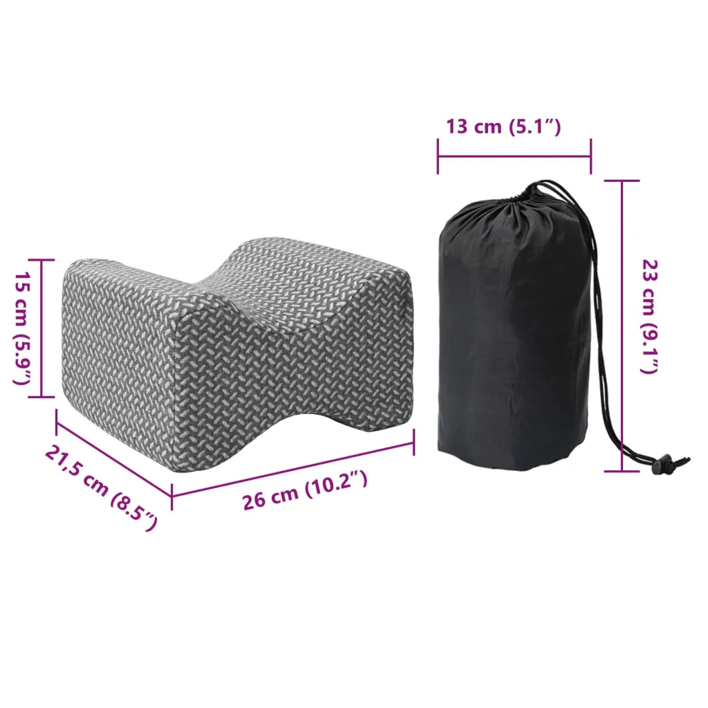Cuscino per il Ginocchio Grigio 26 x 21,5 x 15 cm CFW3721282