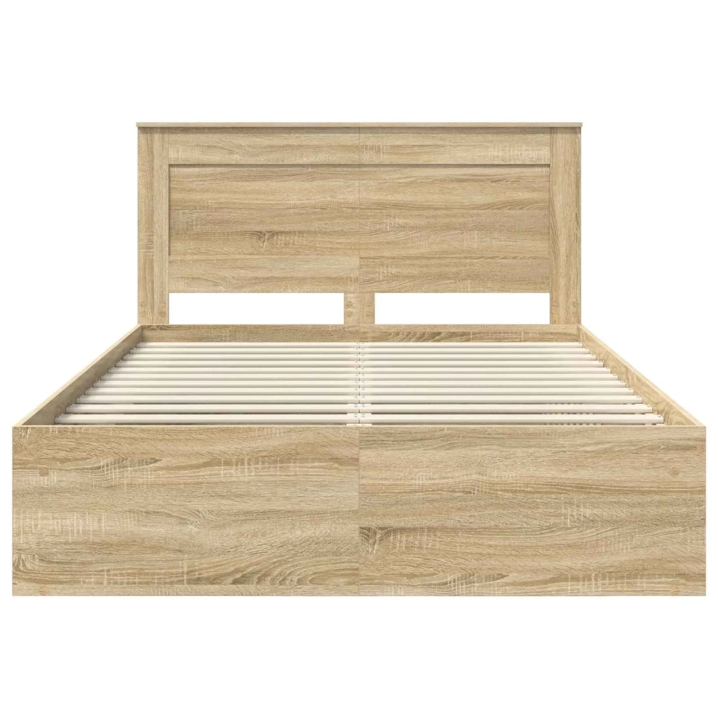 Struttura del letto Sonoma 140 x 190 cm Pino massello 3410082