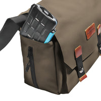 Mantona borsa fotografica Milano grande marrone