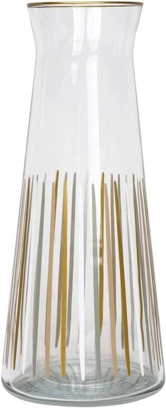 Tazza con strisce dorate - 25 cm - adatta per bevande