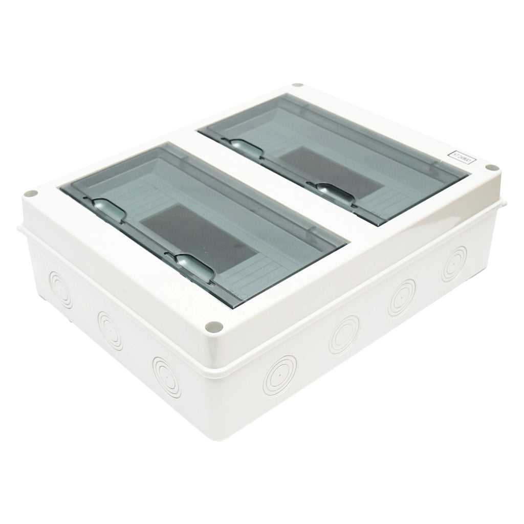 Quadro elettrico da parete, 2 file, 24 moduli, IP65, 420x295x130mm