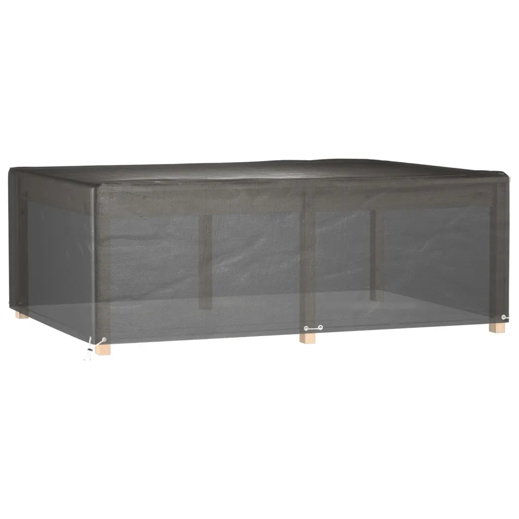 Copri Mobili Giardino | Telone per mobili da esterni 2 pz 12Occhielli 230x165x80cm Rettangolare