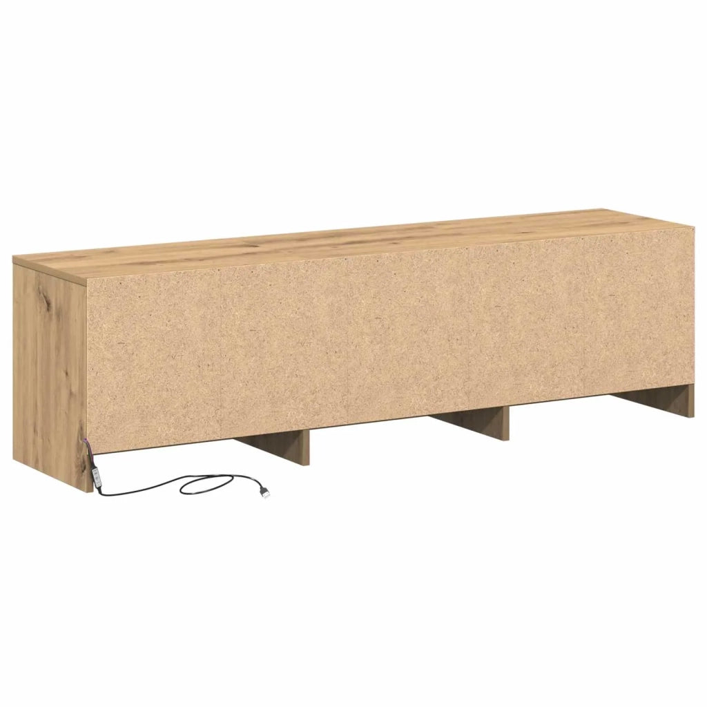 Mobile TV Rovere artigianale 140 x 34 x 40 cm Legno multistrato