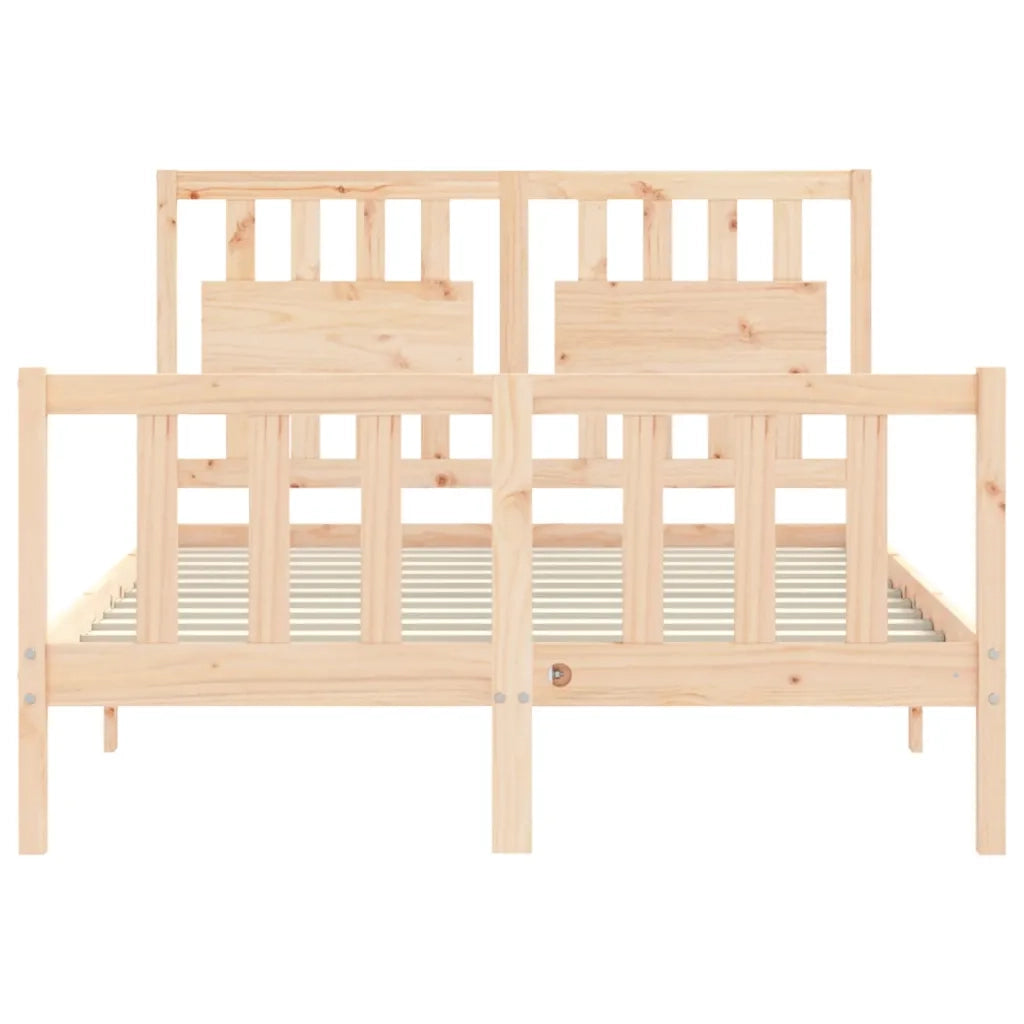 Giroletto senza Materasso-Struttura Letto 120x200 cm in Legno Massello di Pino 921245