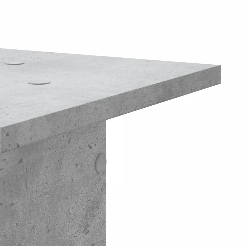 Supporti Altoparlanti 2 pz Grigio 30x30x40 cm Legno Multistrato CFW4031339