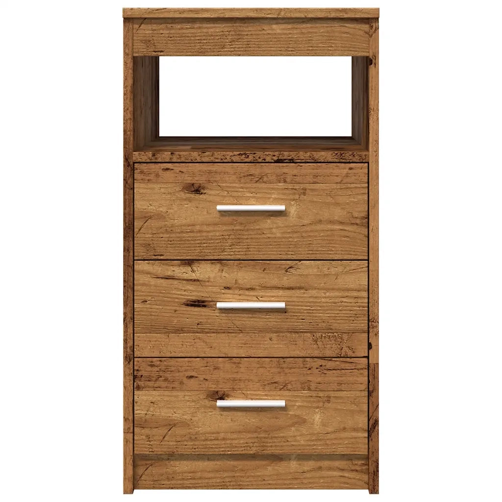 Cassettiera Legno Antico 40x50x76 cm in Truciolato