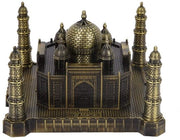 Decorazione per Interni - Modello Taj Mahal - Decorazione Metallica - Ornamento Retro - Bronzo - 13 cm di Larghezza - Iconico Monumento Mondiale - Decorazione in Miniatura