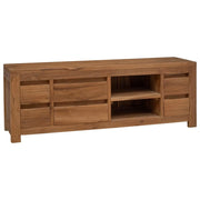 Mobile TV 110 x 30 x 40 cm Naturale Legno di teak solido 42024263