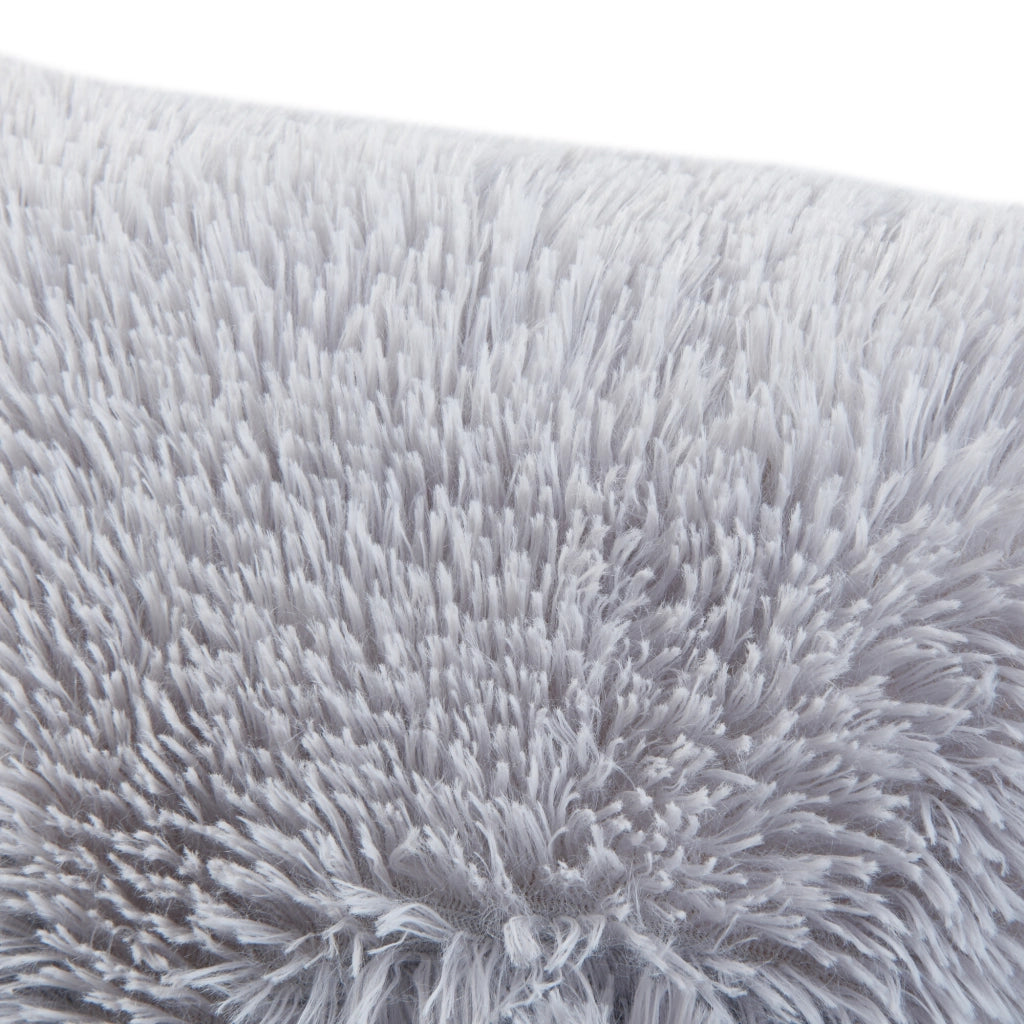 Cuscino Elettrico Capurso Termoforo 40 x 40 cm in Tessuto Peluche Grigio [en.casa]
