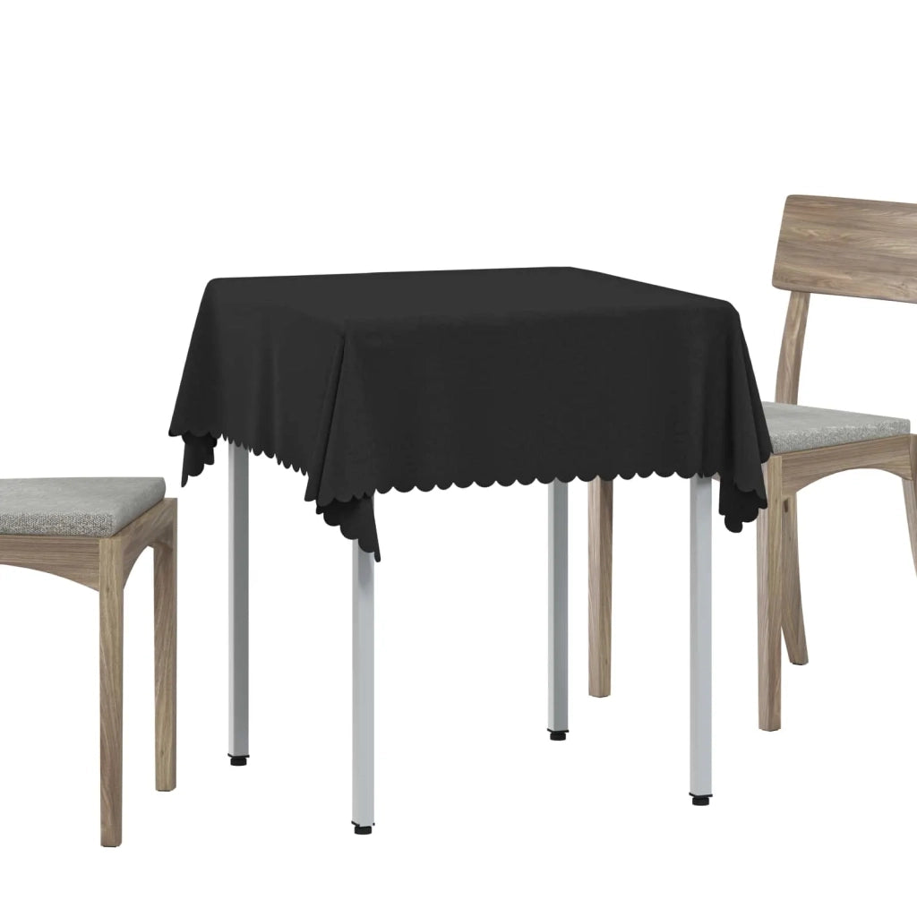 Tovaglia da Tavolo Quadrato Grigio Scuro 90 x 90 cm 42040051