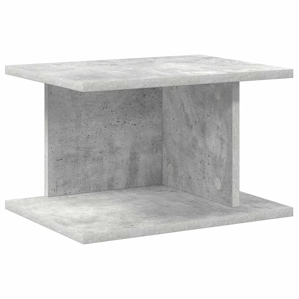 Comodino Grigio cemento 40 x 30 x 25 cm Legno multistrato