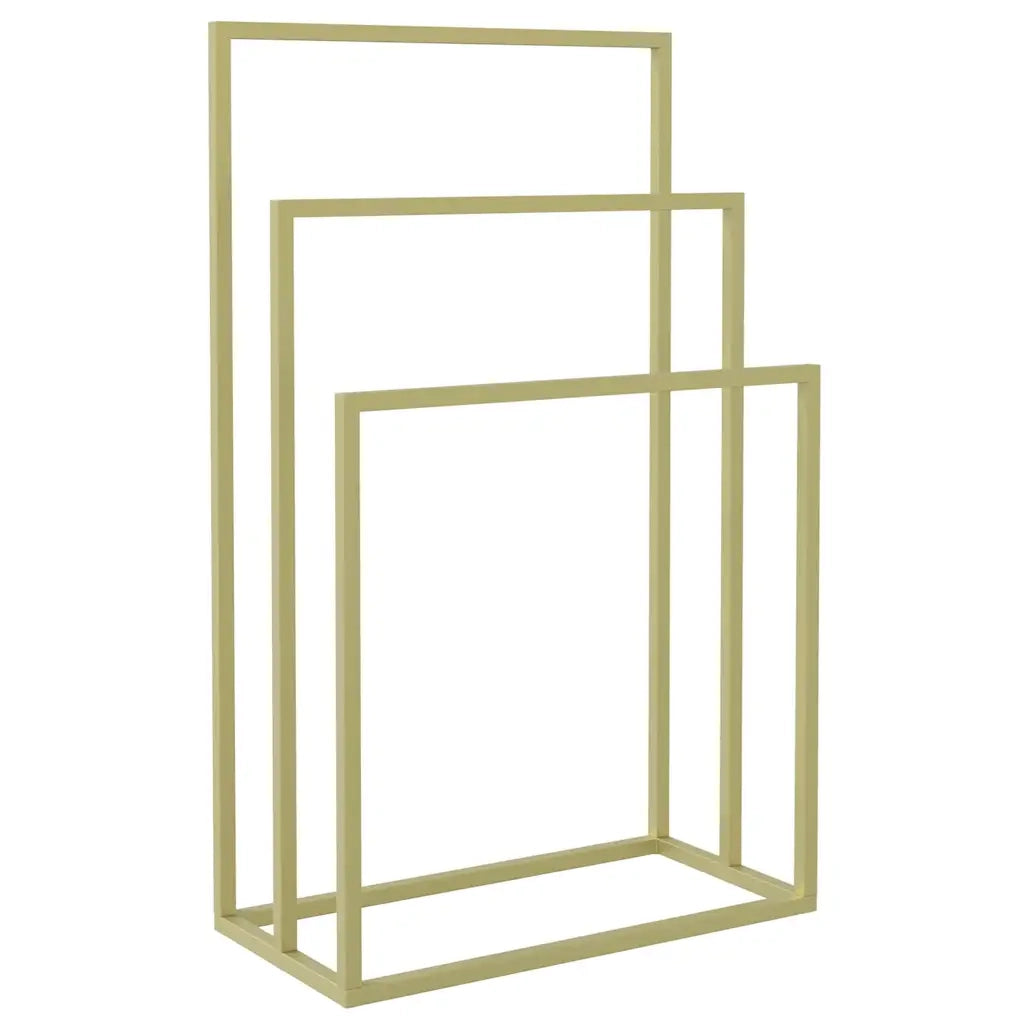 Portasciugamani da Pavimento Oro 48x24x79cm in Ferro 343092