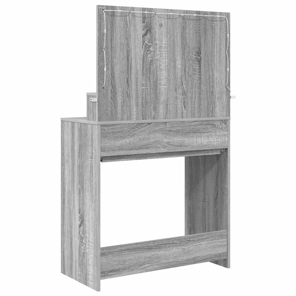 Tavoli da Trucco per Camera da Letto con cassetto Grigio Sonoma 888973