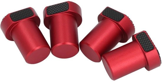 Set di 4 Tappi per Fori di Lavorazione del Legno in Alluminio - Leggero - Bloccaggio affidabile - Utensile essenziale - Accessori per lavoro con legno