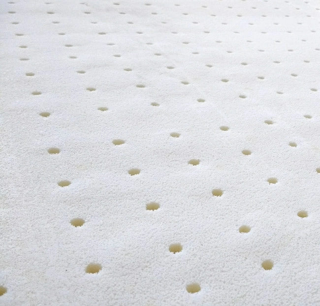 Topper lattice, sopramaterasso in 100% LATTICE ANALLERGICO, Alto 4 cm con tessuto antimicrobico sfoderabile 4 lati con filo in ARGENTO - STAR LATEX piazza e mezza 120x190