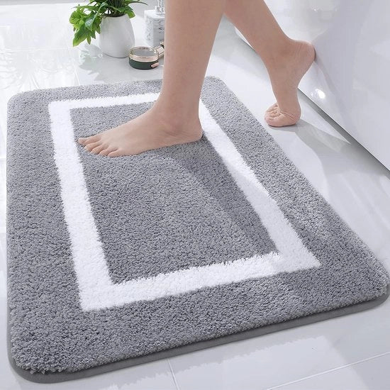 Asciugamano per bagno - Antiscivolo - Lavabile - Microfibra soffice con alta assorbimento