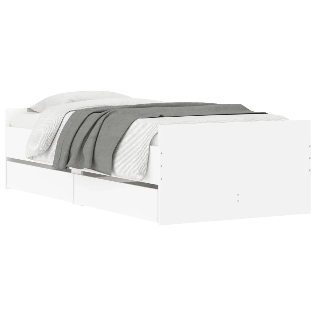 Giroletto con Cassetti Bianco 90x190 cmcod mxl 109357