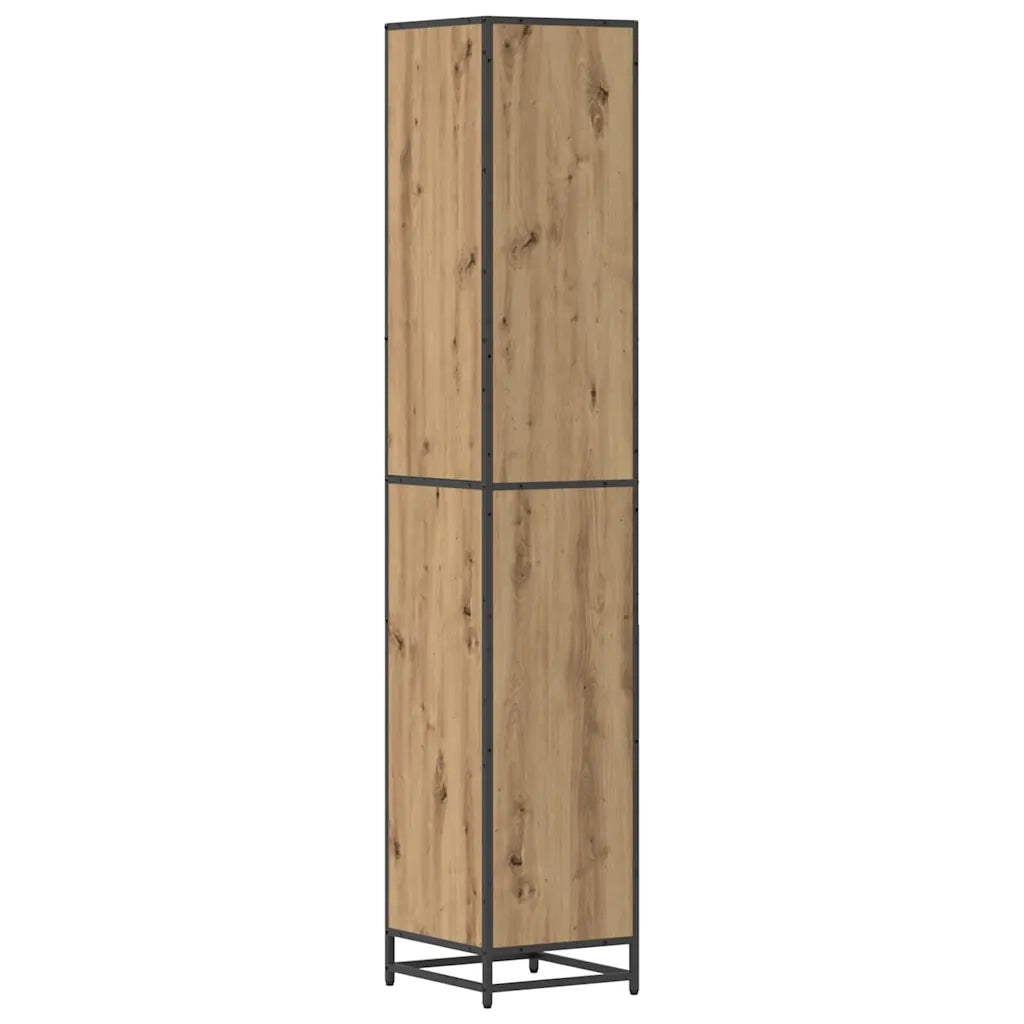 vidaXL Mobile da Bagno rovere artigianale 35 x 37.5 x 188.5 cm