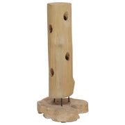 Cantinetta per 8 Bottiglie 40x30x80 cm in Legno di Teak