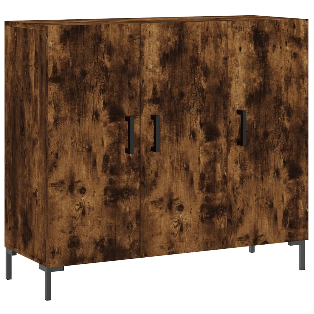 Buffet credenza cassettiera armadio mobile contenitore organizer per cucina soggiorno salotto 90 x 34 x 80 cm legno ingegnerizzato marrone 02_0031127