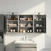Set di Armadi da Bagno con lo scaffale 3 pcs 100 x 10,5 x 50 cm 3403693