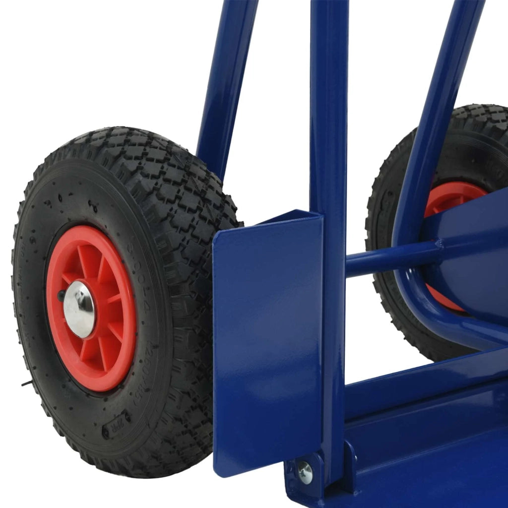 Carrello Pieghevole Estensibile Blu e Rosso 49,5 x 53 x 114 cm CFW9392505