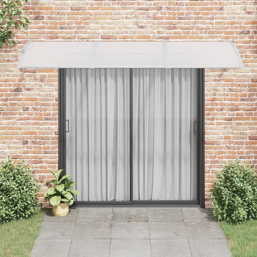 Tettoia per Porta Grigia 300x80 cm Policarbonato
