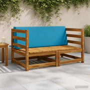 Cuscino per schienale SOEST 100% Poliestere Azzurro 946752