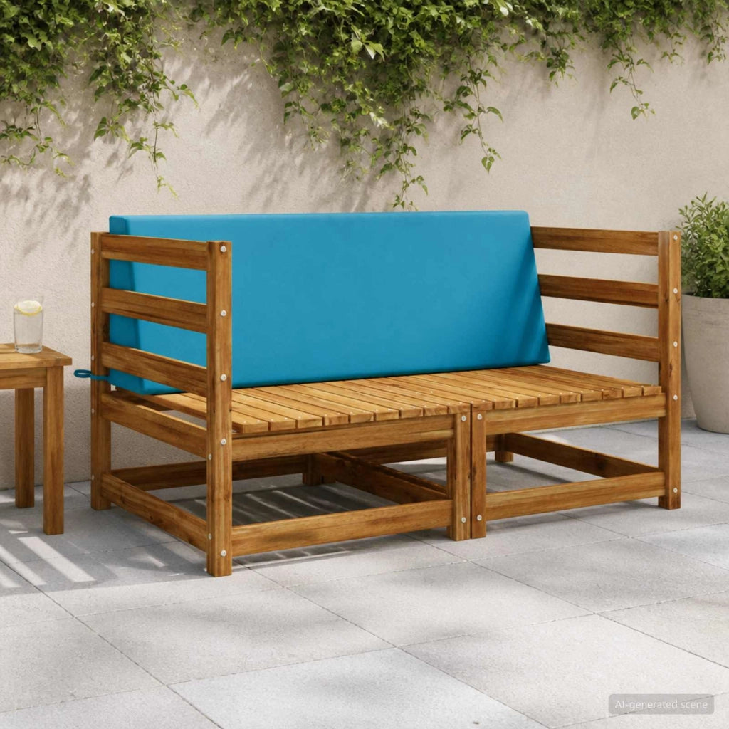 Cuscino per schienale SOEST 100% Poliestere Azzurro 946752