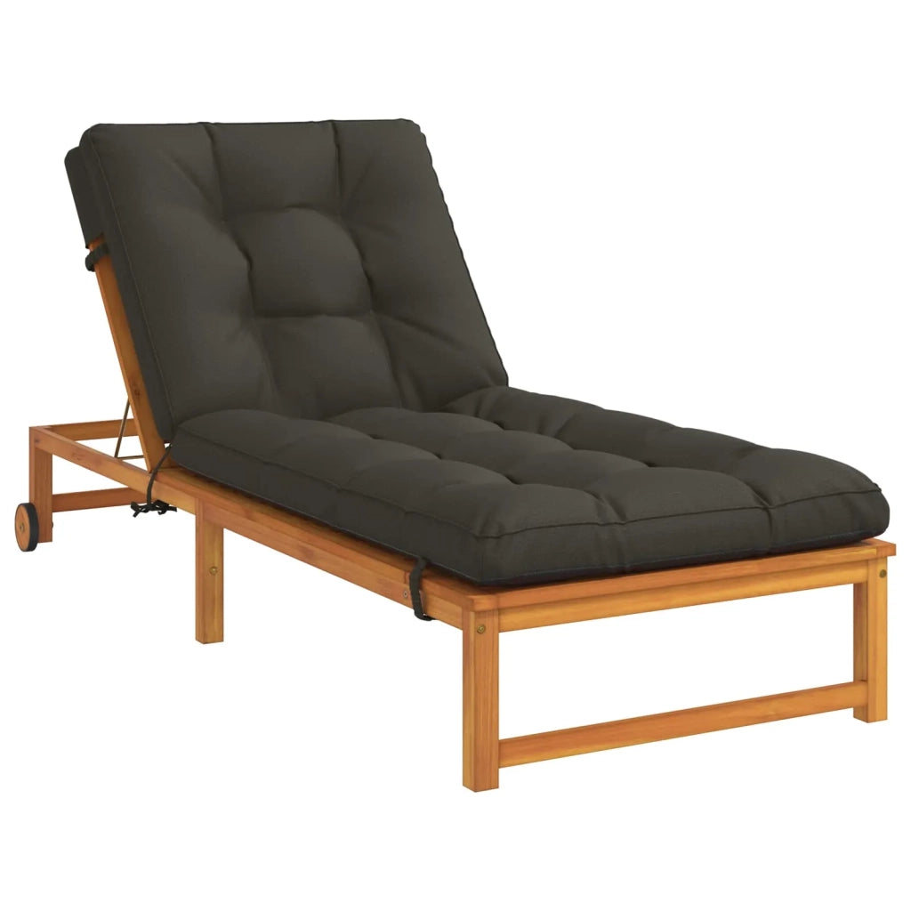 Cuscino per Lettino VIANEN 100% Poliestere Antracite 953863