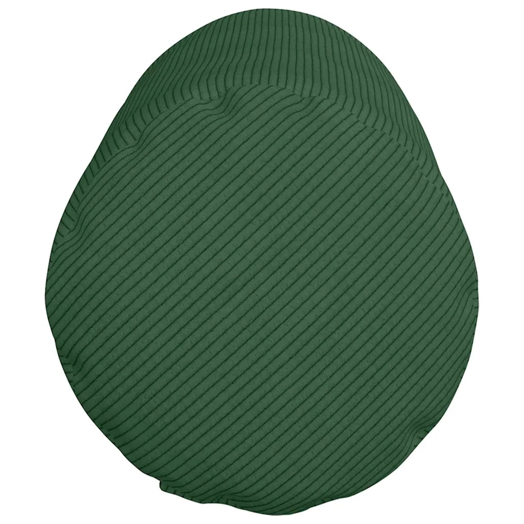 Cuscini a rullo 2 pz | Cuscini per sedie Verde Scuro ? 25 x 70 cm Tessuto in Cords