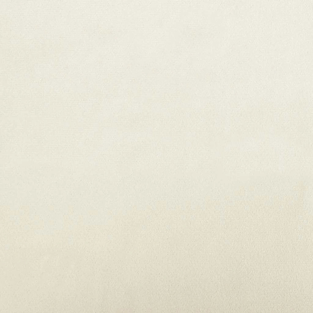 Cuccia per cani a forma di cesto comoda 90 x 53 x 30 cm velluto crema 02_0042996