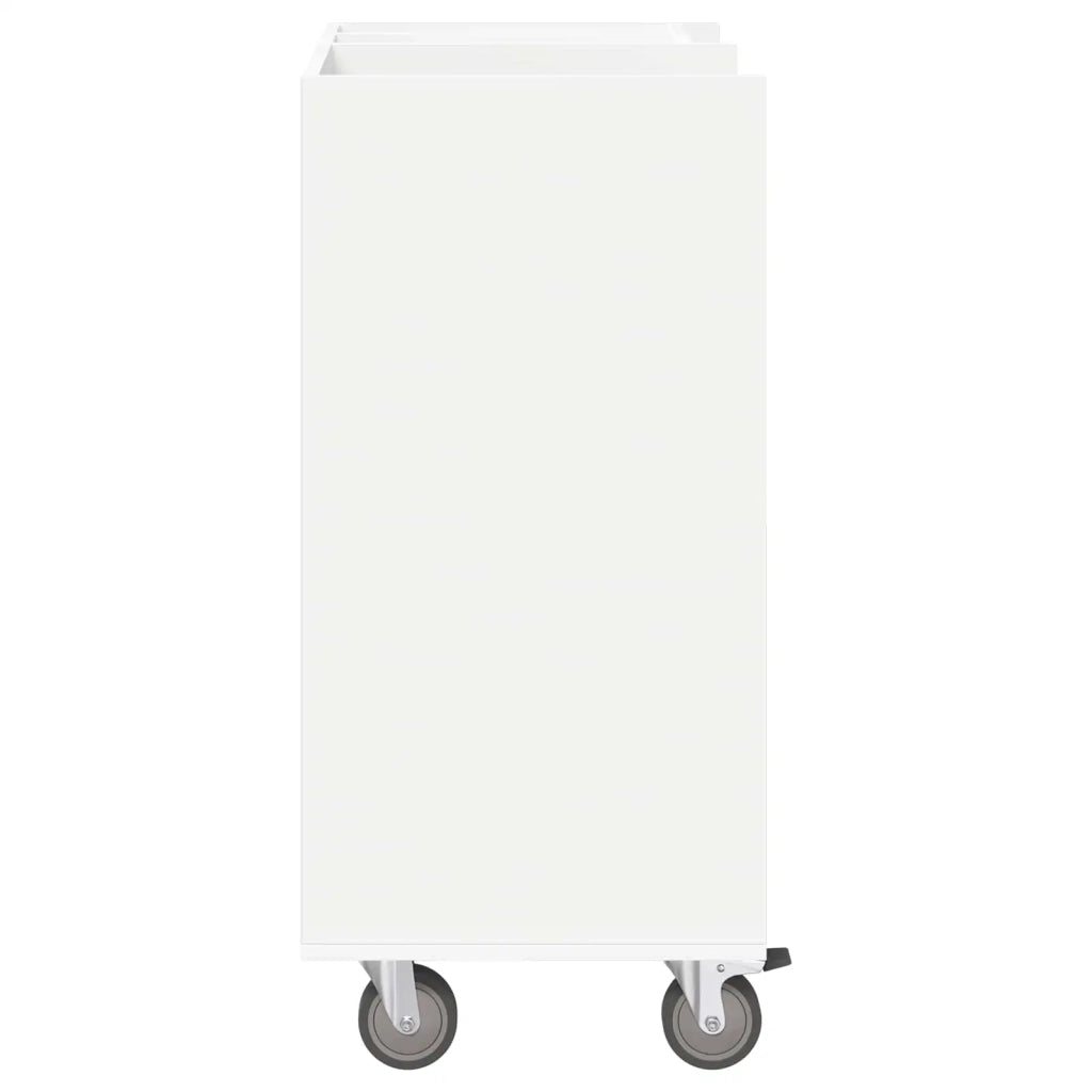 Armadio per Golf con ruota Tinta unita Bianco 65 x 45 x 98 cm