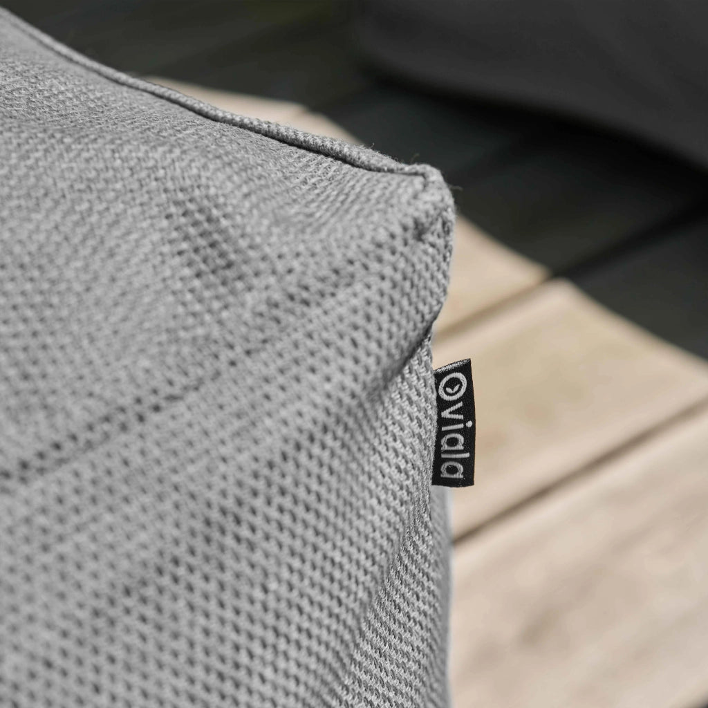 Oviala - Mobile da giardino modulare grigio a 5 posti