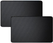 Matte antislittamento per cruscotto - 2 pezzi - Gomma fissabile - Pads antislittamento per cruscotto - Mattonelle antislittamento universali - Materiale di alta qualità - Matte per cruscotto