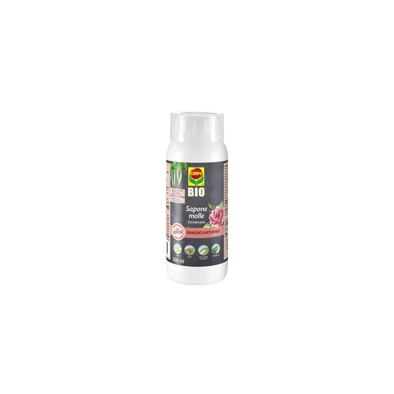 Sapone molle concentrato – 500ml – COMPO BIO – Detergente naturale per piante