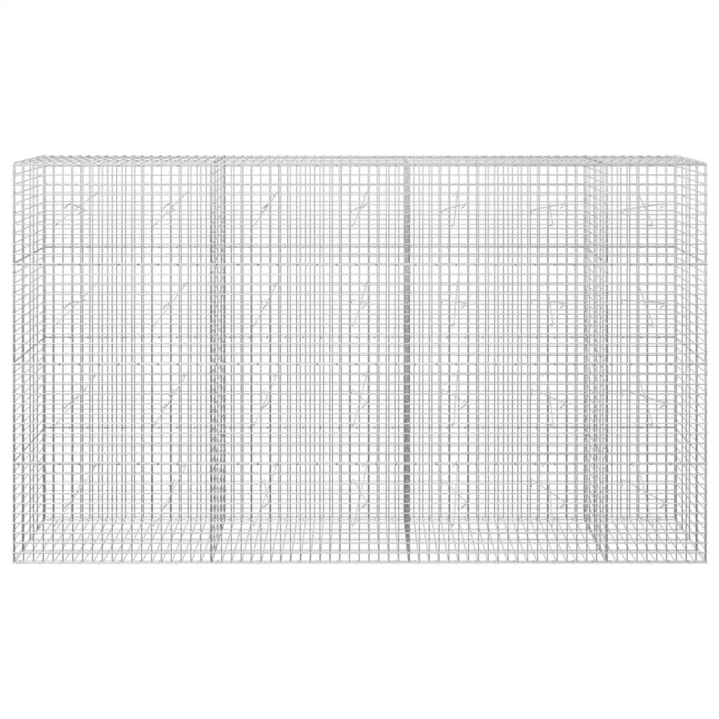 Gabione con filo da 5 mm e rete da 5x5 cm 350x20x200 cm 3464113