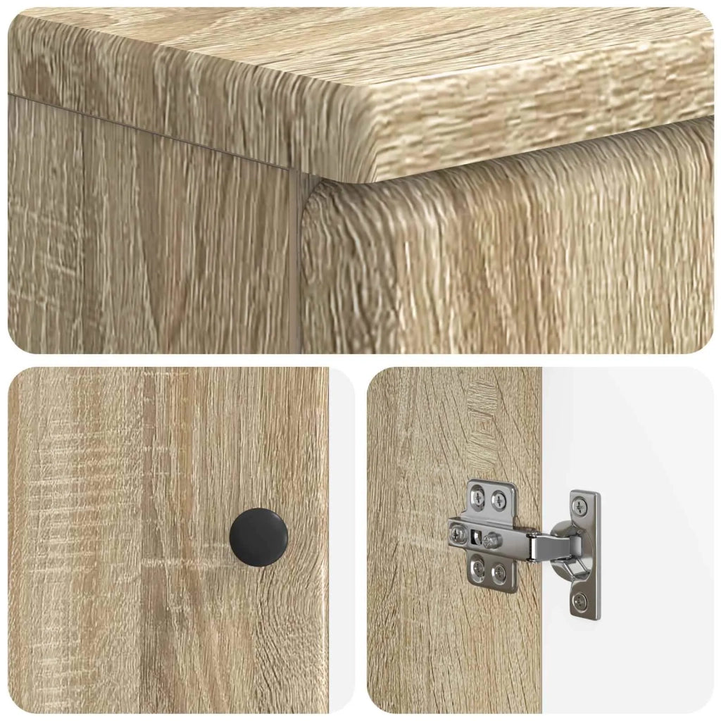 Armadio per Lavabo da Bagno BREDA Rovere Sonoma 897447