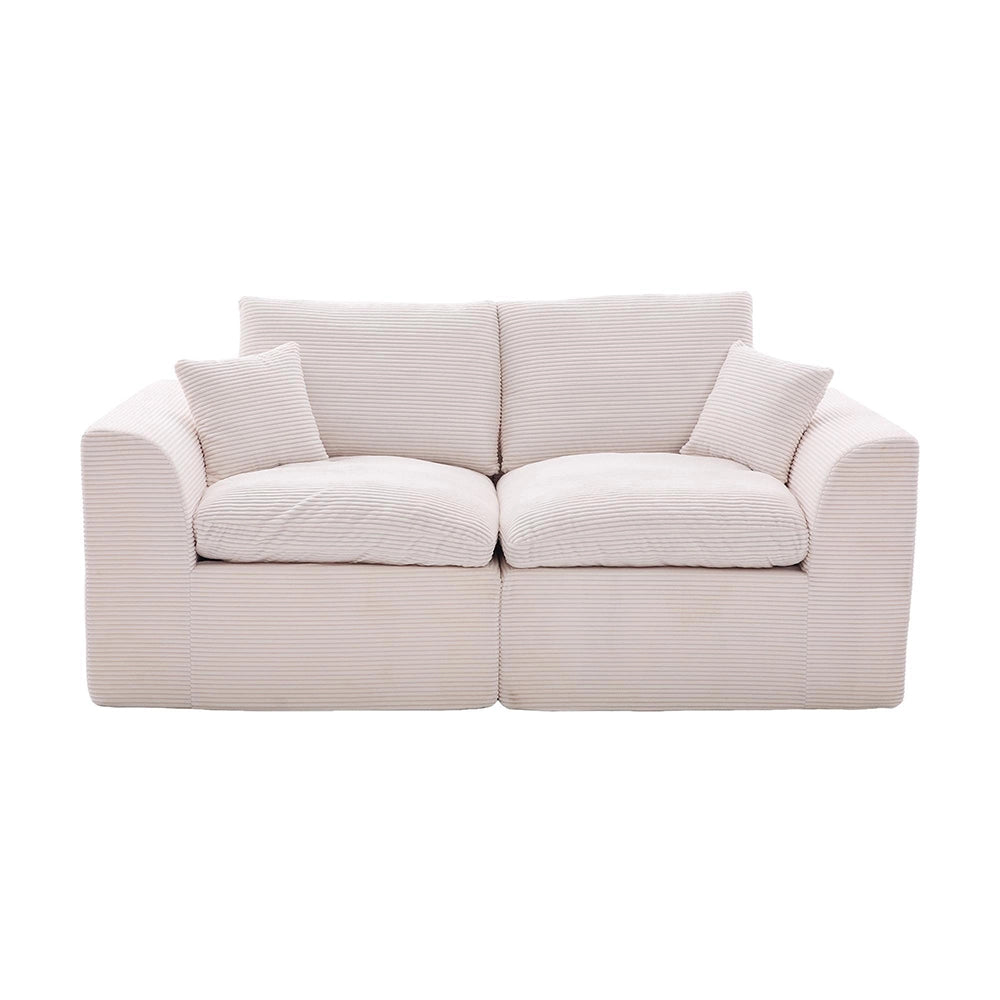 Divano moderno due posti - Xylo - Tessuto, minimalista, stile nordico