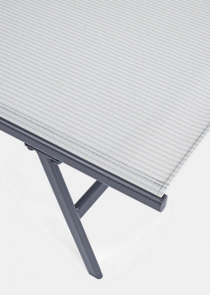 Lettino con Braccioli Arent Antracite in Metallo